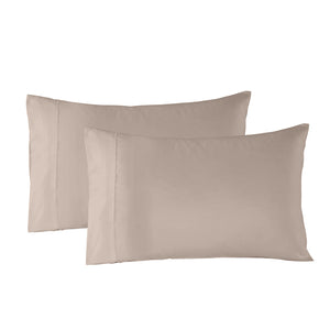 Bamboo Blended Sheet & Pillowcases Set | 1000TC Ultra Soft Bedding | King | Warm Grey