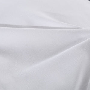 1000GSM Luxury Bamboo Fabric Gusset Mattress Pad Topper Cover | Queen | White