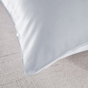 Pure Silk Pillow Case | 100% Mulberry Silk | Hypoallergenic | Silver