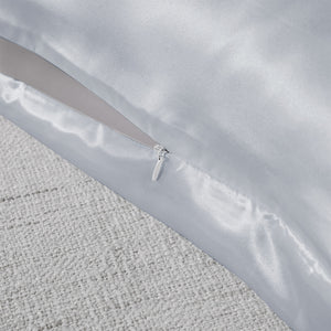 Pure Silk Pillow Case | 100% Mulberry Silk | Hypoallergenic | Silver