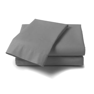 1000 Thread Count Cotton Blend Quilt Cover Set | Premium Hotel Grade Bedding | King - Charcoal