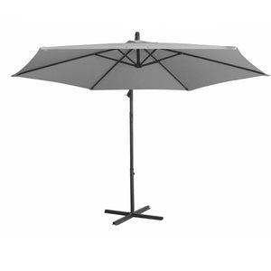 Milano 3M Outdoor Umbrella Cantilever with Protective Cover | Patio Garden Shade | Grey