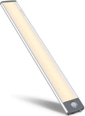 LED Cabinet Night Light | 54 LED | Rechargeable | Silver + Yellow Light | Kitchen & Bedroom