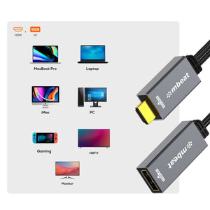 Tough Link | HDMI to DisplayPort Adapter | USB Power Included