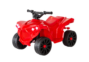 Rechargeable Ride-on Quad Bike | Red | Safe Braking System