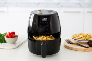 3L Digital Air Fryer with 200°C | Non-Stick & Removable Basket | Compact Design