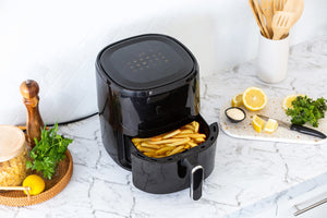 6L Digital Air Fryer with 1600W & Glass Window | Easy Viewing & Cooking