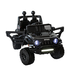 Jeep Inspired Remote Controlled Ride-on Electric Car | Black