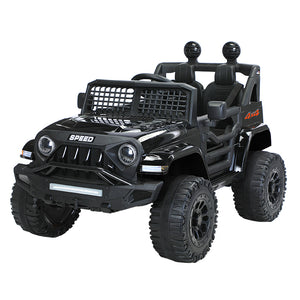 Jeep Inspired Remote Controlled Ride-on Electric Car | Black