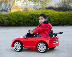 Mercedes-Inspired Design Ride-on Electric Car (Red) | Parental Remote Control