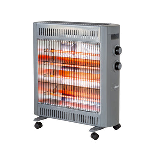 2200W Quartz Infrared Radiant Heater | Adjustable Thermostat | 2 Power Settings