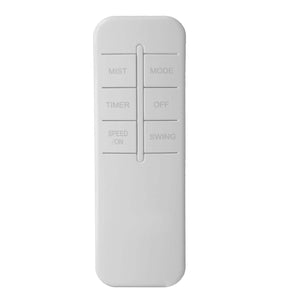 Freestanding Air Cooling Fan | With Misting Water Spray | 40cm Width, 1.2m Height + Remote Control