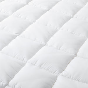 Hypoallergenic | Antibacterial | 100% Microfiber Filling | Mattress Topper | QUEEN