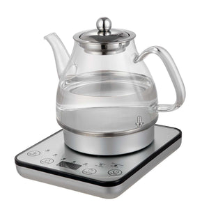 1.2L Digital Glass Kettle | Electric Tea Pot & Infuser, 800W