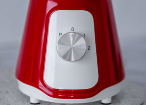 500W Glass Blender with Two Adjustable Speeds | 1.5L | Red | Durable & Efficient