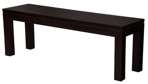 Tilda Solid Mahogany Timber Bench | Chocolate