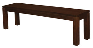 Tilda Solid Mahogany Timber Bench | Mahogany