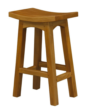 Tokyo Timber Kitchen Counter Stool | Light Pecan