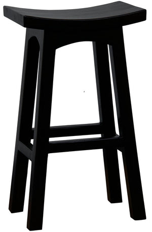 Tokyo Solid Mahogany Timber Barstool | Chocolate