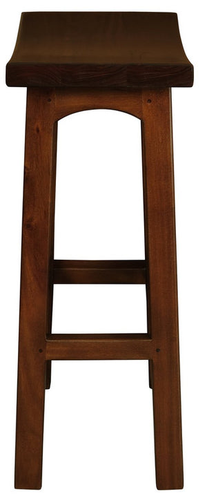 Tokyo Solid Mahogany Timber Barstool | Mahogany