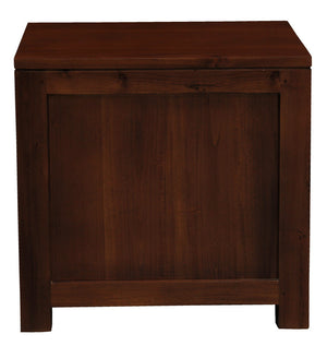 Amsterdam Solid Mahogany Timber 1 Drawer Bedside Table | Mahogany