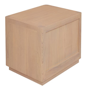 Gatsby 2-Drawer Bedside Table | Natural Finish | Modern Wooden Bedroom Storage Cabinet