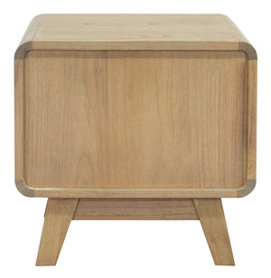 Providence 2 Drawer Bedside Table | Natural