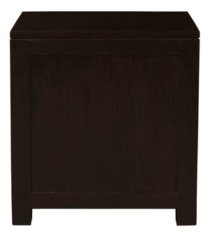 Amsterdam 2 Drawer Bedside Table | Chocolate