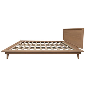 Gatsby Platform Queen Bed | Natural Finish | Stylish Design