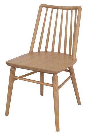 Riviera Solid Oak Dining Chair | Set of 2 | Natural