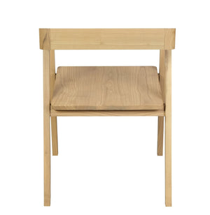 Kyoto Solid Oak Arm Chair | Set of 2 | Natural