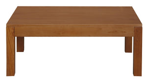 Amsterdam Solid Mahogany Timber Coffee Table | Light Pecan Finish