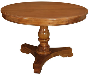 Tasmania Round Dining Table | 120 cm | Light Pecan