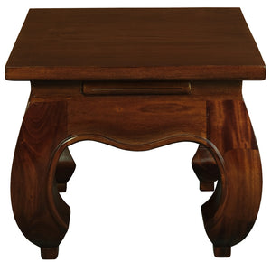 Dynasty Solid Mahogany Timber Lamp Table | Mahogany
