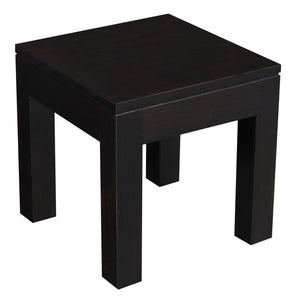 Amsterdam Solid Timber Lamp Table | Chocolate