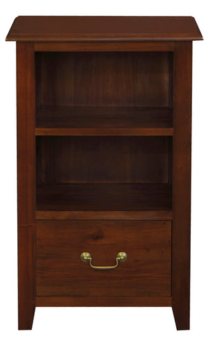 Tasmania 1 Drawer Solid Mahogany Timber Lamp Table | Mahogany