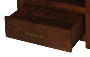 Paris 1 Drawer Solid Mahogany Timber Lamp Table | Mahogany
