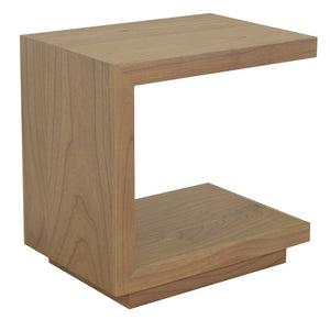 Oscar Solid Mindi Lamp Table | Natural