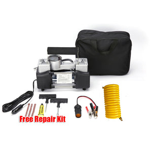 12V 150PSI Car Air Compressor | Portable Tyre Deflator Inflator Pump | 4WD Car Truck