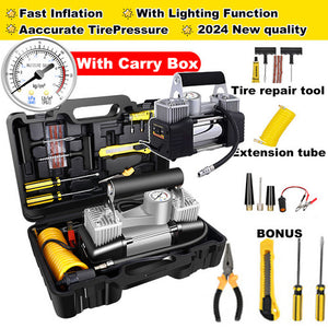 4WD Car Air Compressor | 12V 150PSI | Portable Tyre Deflator & Inflator | Truck