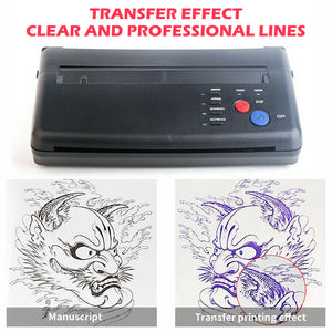 ABS Tattoo Transfer Copier Printer Machine | Thermal Stencil Paper Body Art Maker
