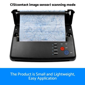 ABS Tattoo Transfer Copier Printer Machine | Thermal Stencil Paper Body Art Maker