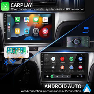 9" Car Radio 2 DIN | GPS FM RDS WIFI | With Rear Camera | For Android Auto IOS CarPlay