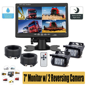 7" Waterproof Monitor Reversing Kit | For Truck | Caravan