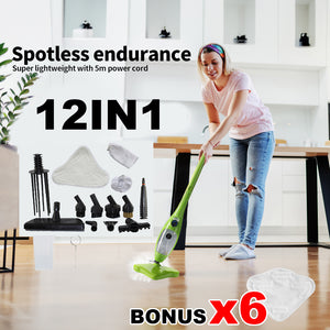 Steam Mop Handheld Carpet Cleaner | High Pressure Steamer | Floor Cleaning | 1300W