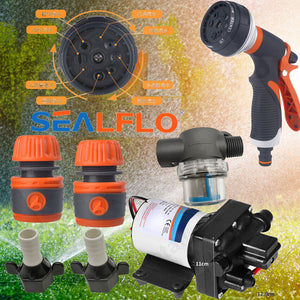 12V SEALFLO Water Pump | High Pressure Self-Priming | RV | Camping | Boat | 70PSI 11.3L/M
