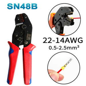 Assorted Waterproof Insulated Electrical Wiring Connectors | Crimp Terminals | Pliers