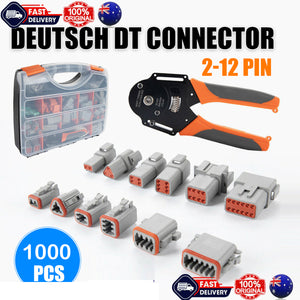 1000PCS Deutsch DT Connector Plug Kit | With Genuine Deutsch Crimp Tool | Auto Marine