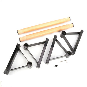 1 Pair Parallettes Set | Push-up Parallel Bars | Stretch | Double Rod Stand | Fitness