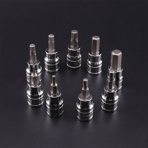 9PCS Allen Key Sockets Hex Bit Socket Set | 3/8" Drive | Drill Metric Tools | 2-10mm